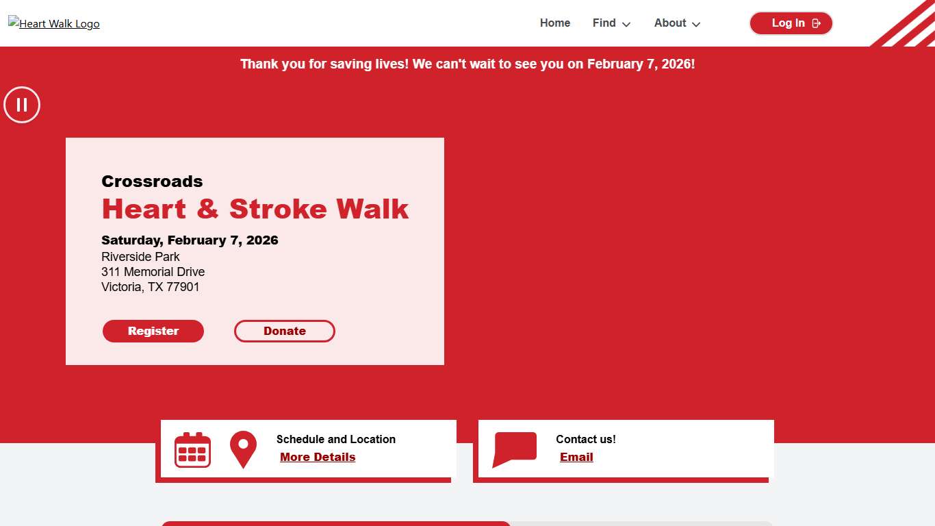 2026 Crossroads Heart & Stroke Walk - American Heart Association